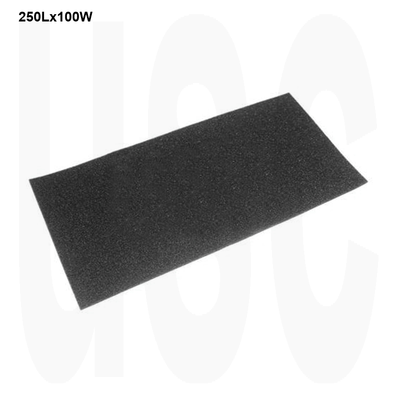 Light Seal Foam Sheet 1.5mm w/ Adhesive Premium Black Open
